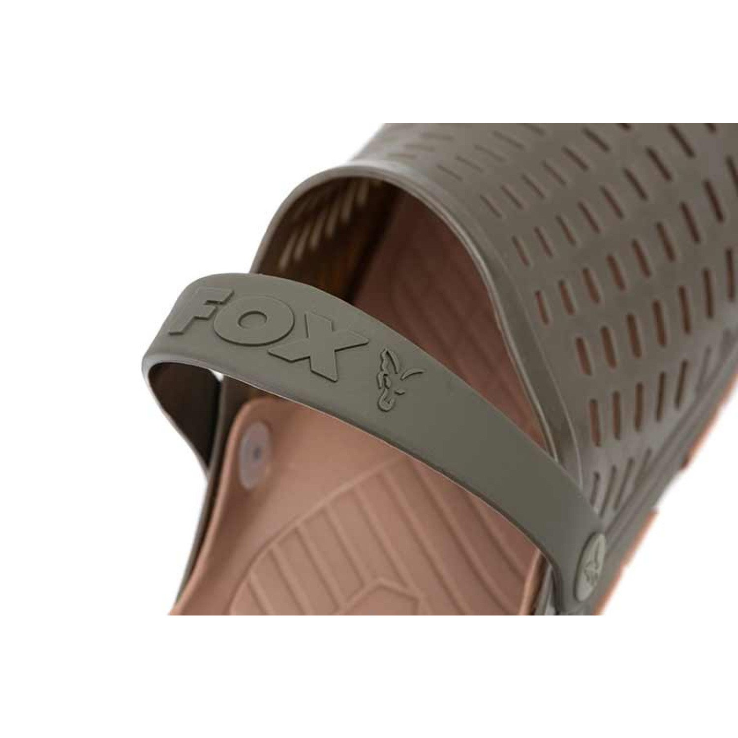 Чехли Fox Khaki Clogs CFW210