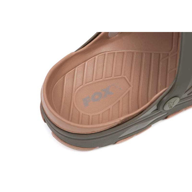 Чехли Fox Khaki Clogs CFW210