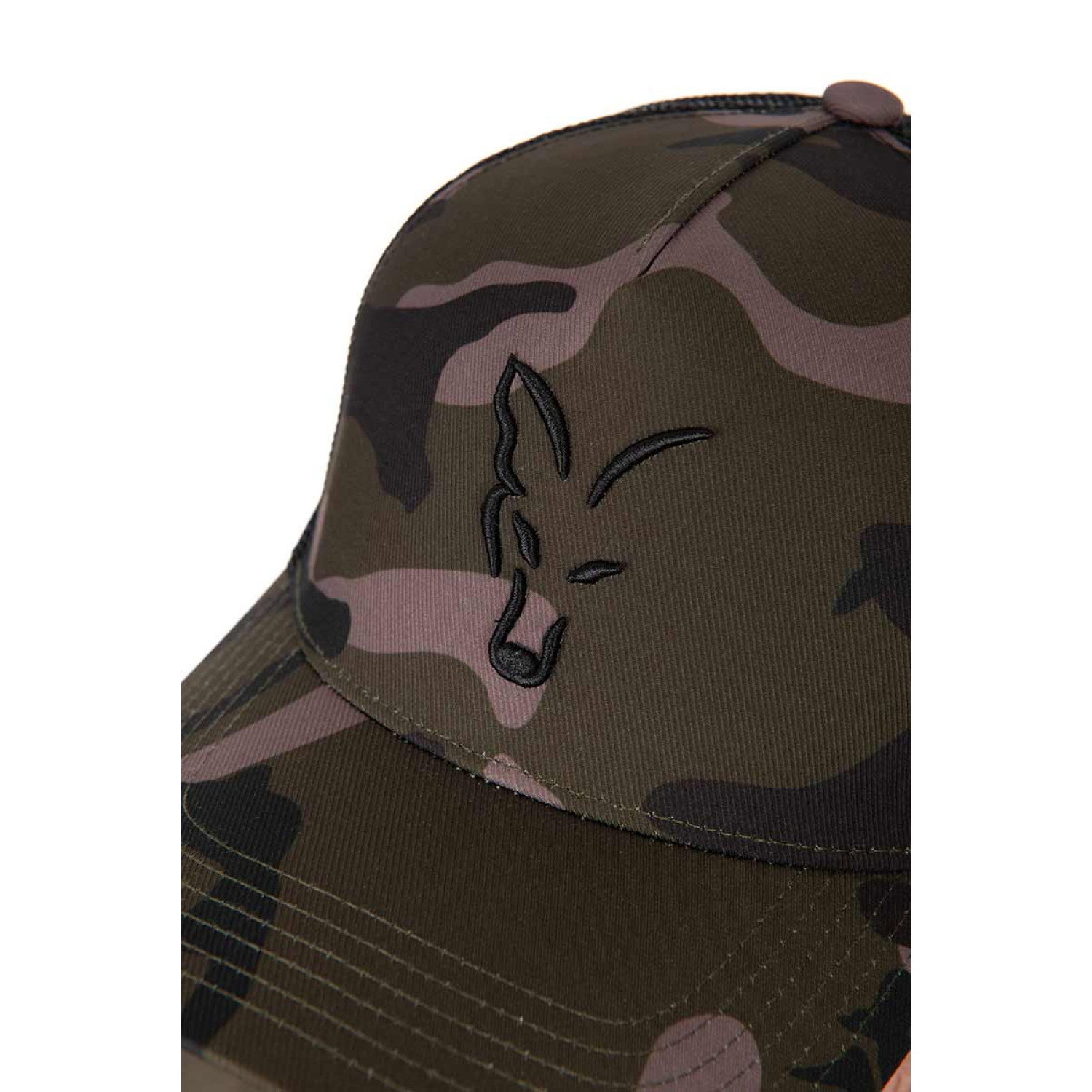 Шапка Fox Black / Camo Trucker CHH042