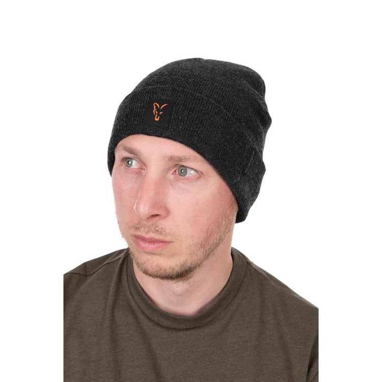 Шапка Fox Collection Beanie, Black/Orange CHH038