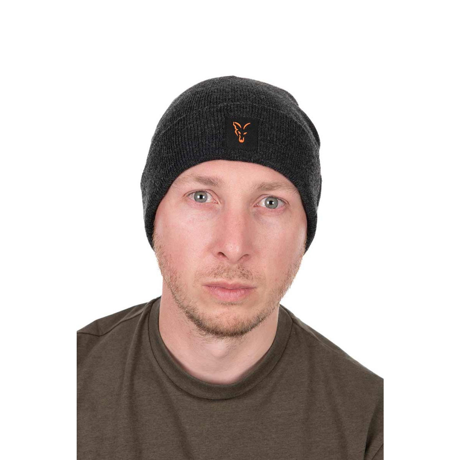 Шапка Fox Collection Beanie, Black/Orange CHH038