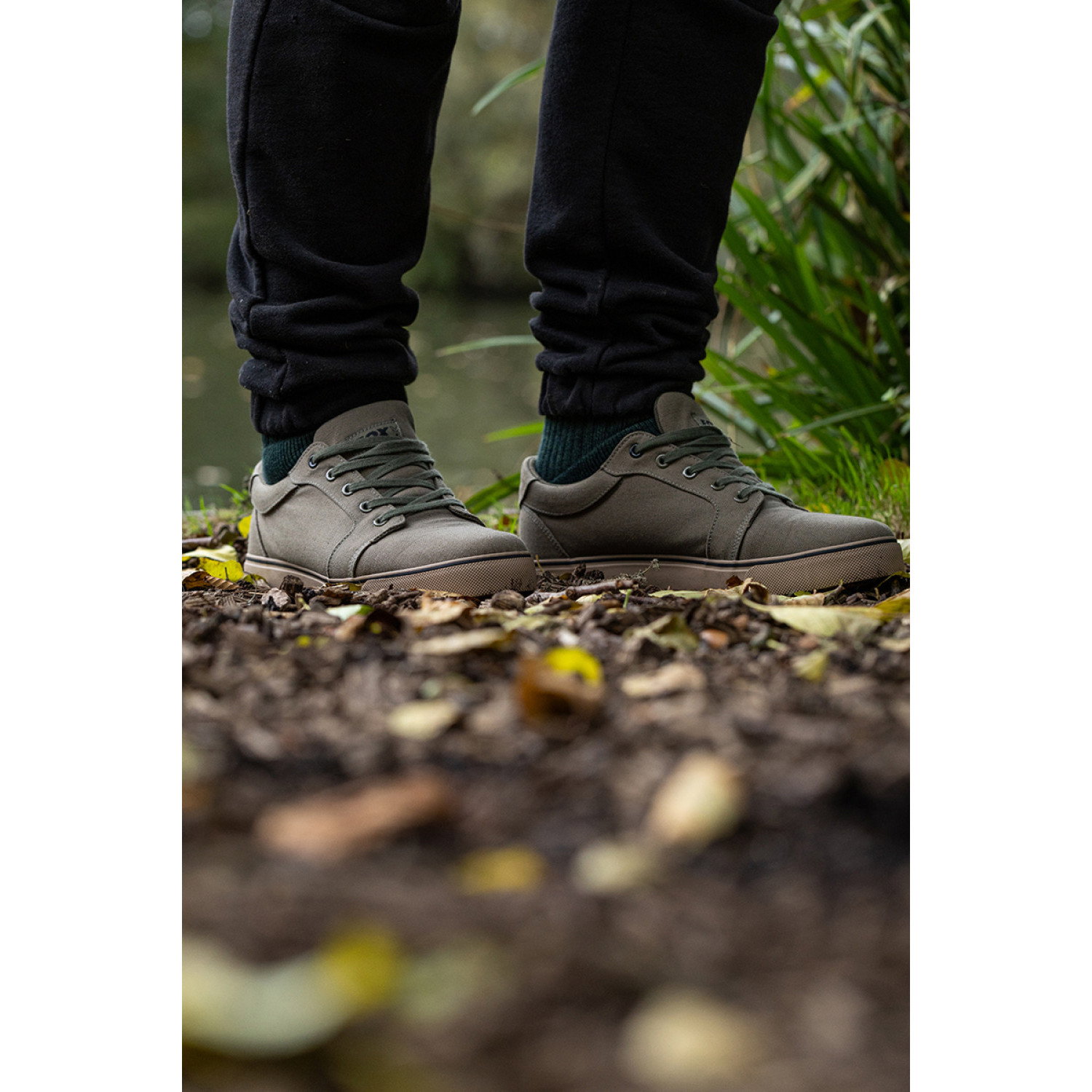 Обувки Fox Khaki Canvas Shoes CFW244