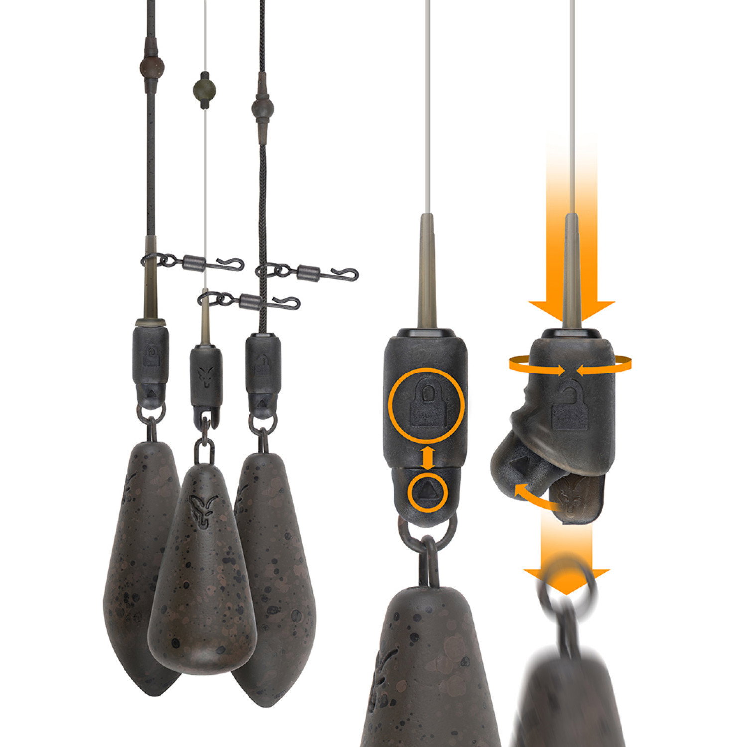 Материали за монтаж Fox Edges Naturals Heli-Clip CAC908