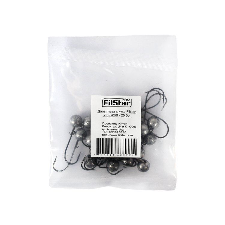 Джиг глава с кука Filstar Eco Pack 25 бр. 963576