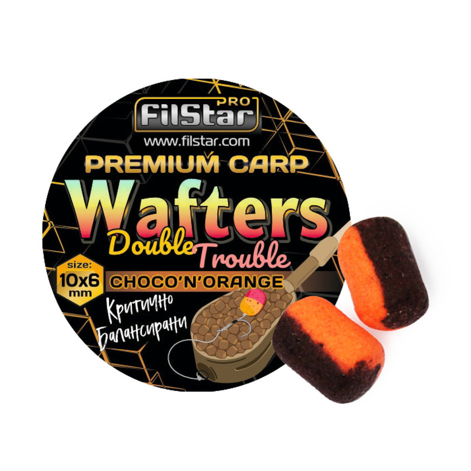Дъмбели за фидер Double Trouble Wafters FilStar Premium Carp 962779