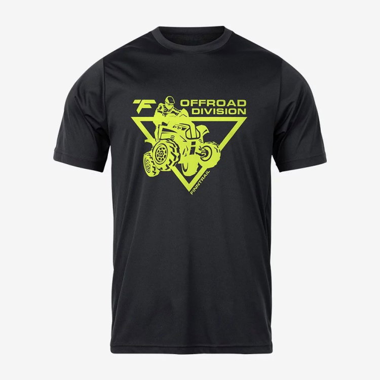 T-shirt ATV 6708 BlackYellow S