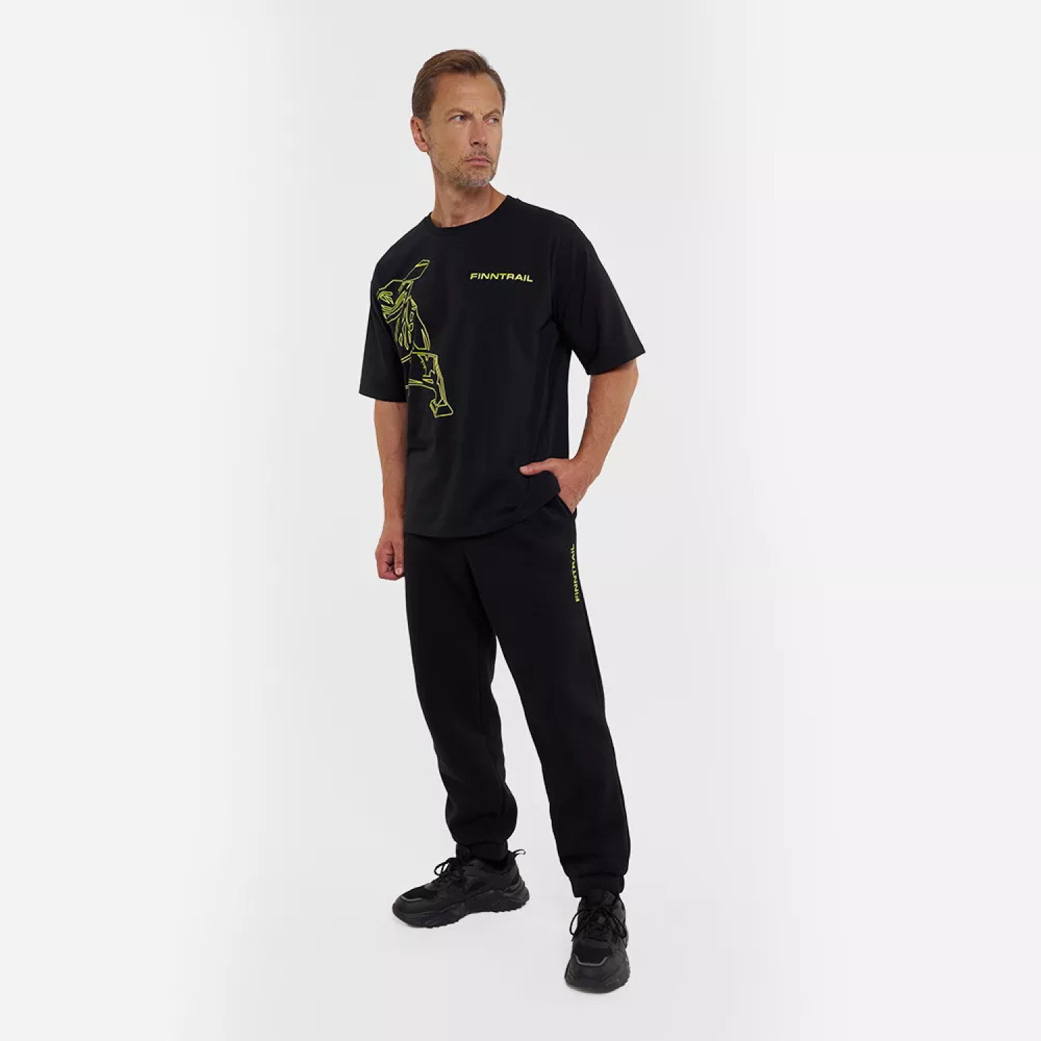 Pants Logo 1401 BlackYellow S