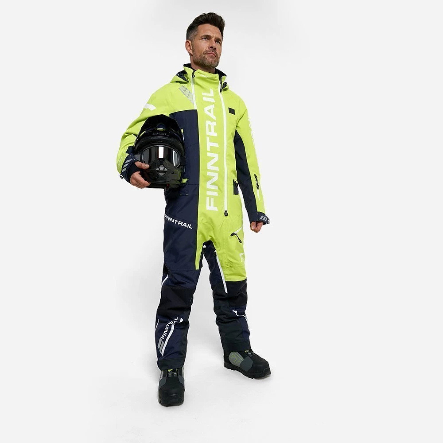 Overall Backcountry 3901 DarkGreyLime XS