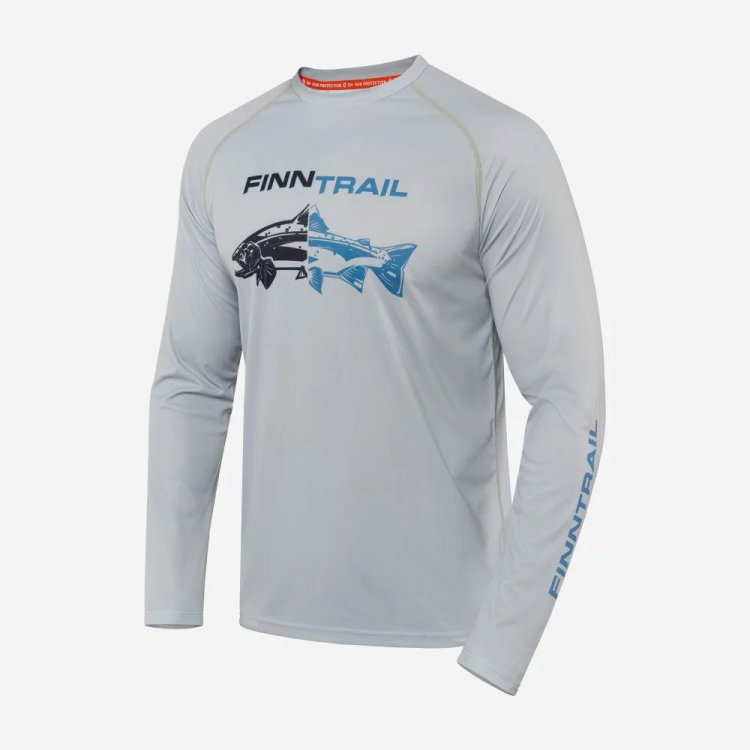 longsleeve Wave Fish 6611 Grey M