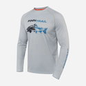 longsleeve Wave Fish 6611 Grey S