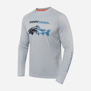 longsleeve Wave Fish 6611 Grey XXL