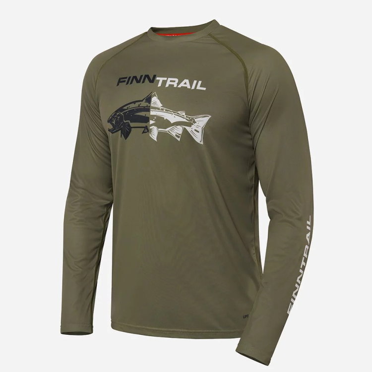 longsleeve Wave Fish 6611 Khaki S