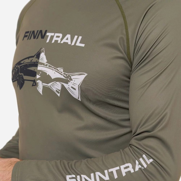 longsleeve Wave Fish 6611 Khaki XXL