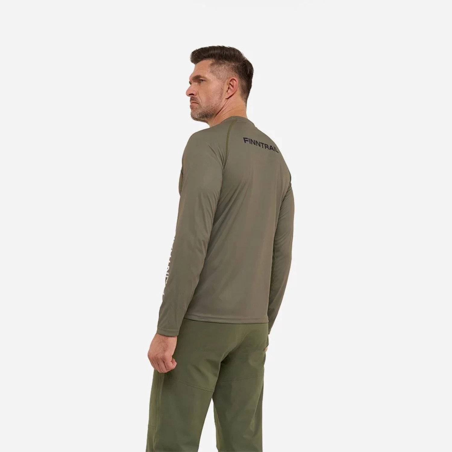 longsleeve Wave Fish 6611 Khaki XXL