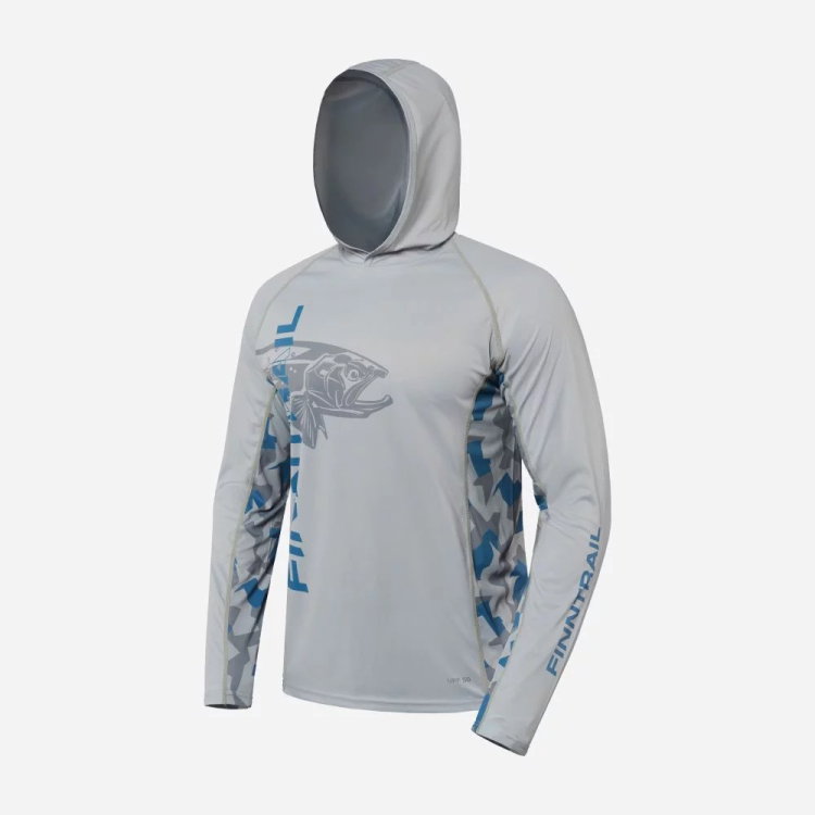 longsleeve Wave Big Fish 6609 Grey XXL