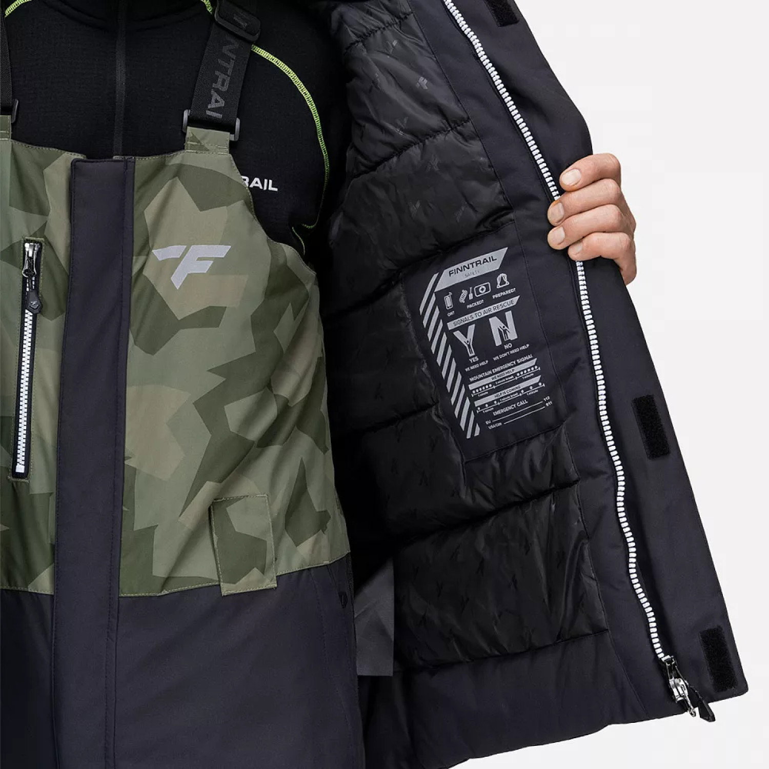 Suit Nordy 3757 CamoShadowGreen XS