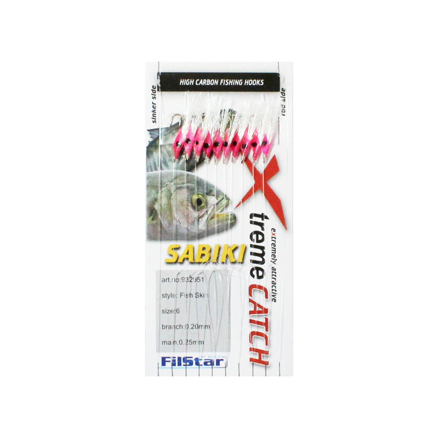 Чепаре FilStar Sabiki Fish Skin 932950