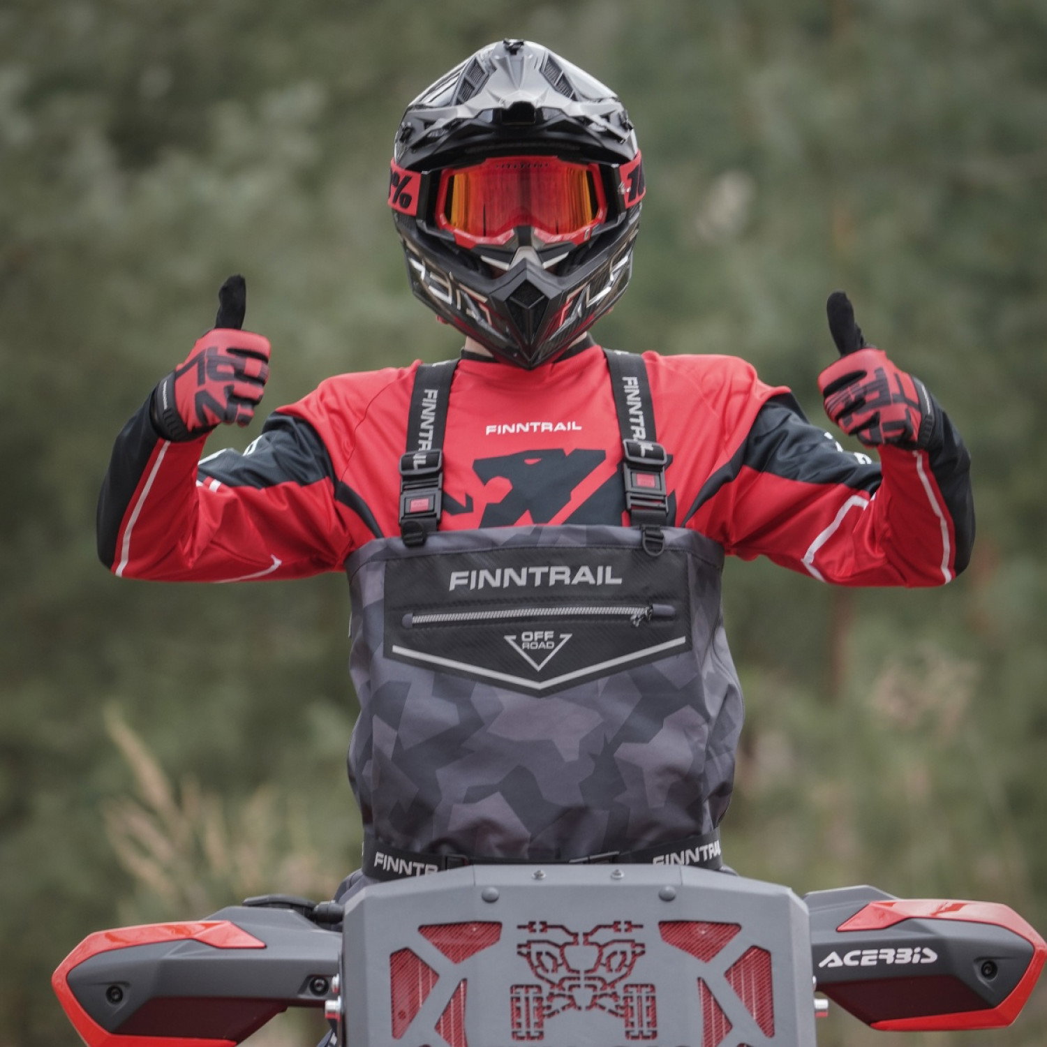 Gloves Eagle 2841 Red L