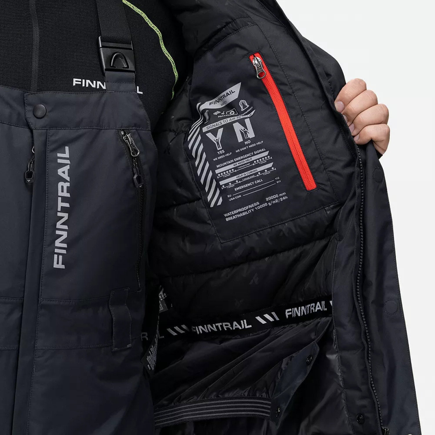 Jacket Tournament Insulated 3444 Graphite S