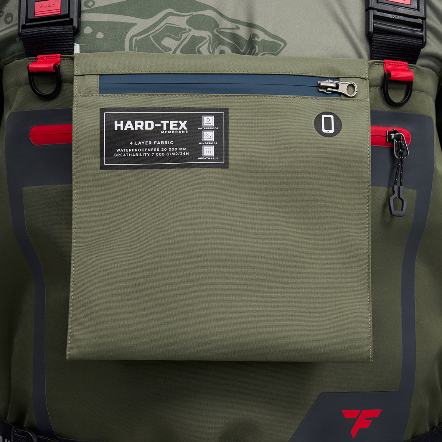 Waders Wademan 1524 Khaki XLK