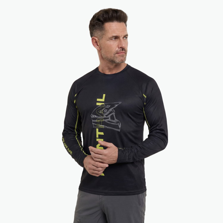 Longsleeve Wind Helmet 6610 Graphite M