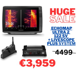 GARMIN Echomap Ultra 2 122sv + Livescope Plus SYSTEM