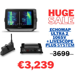 GARMIN Echomap Ultra 2 102sv + Livescope Plus SYSTEM