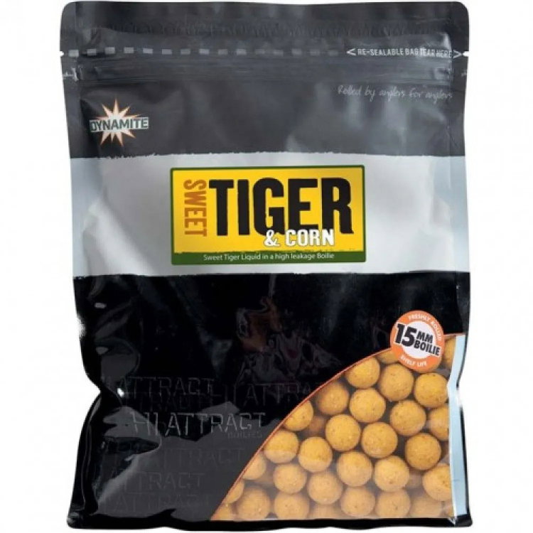 Топчета DB Big Fish Sweet Tiger & Corn Boilies DY1005