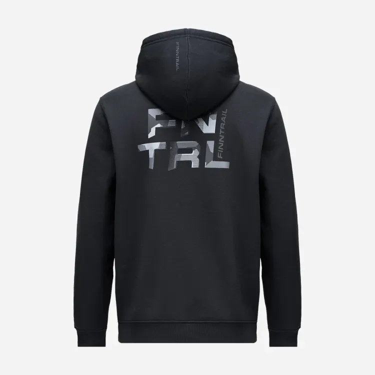 Hoody Logo Zip 6832 Black L