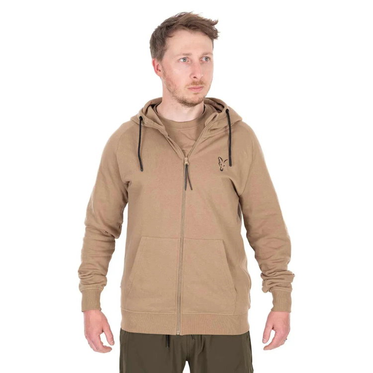 Суичър Fox Collection LW Zip Hoody - Tan Ltd CCL314