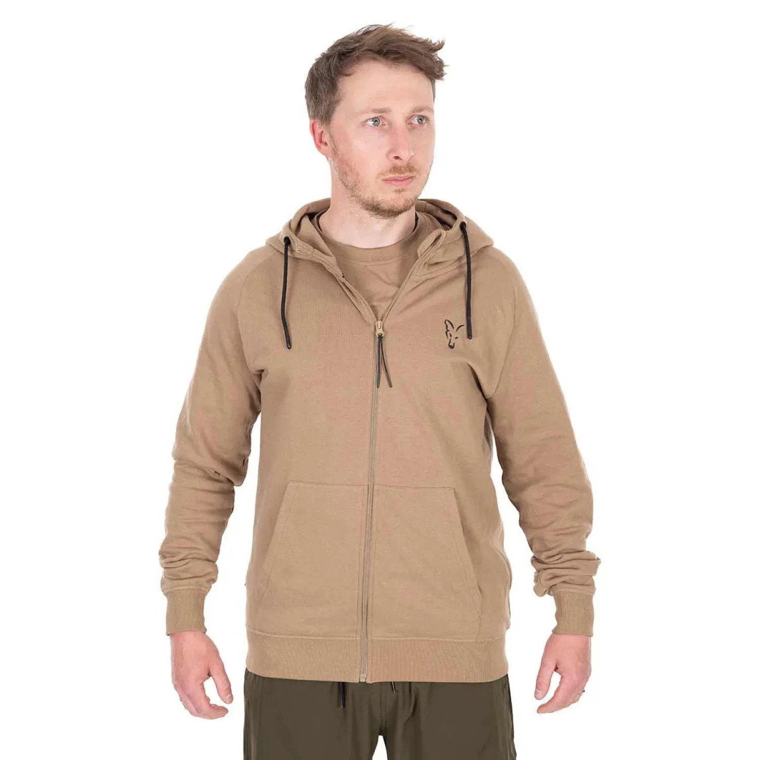 Суичър Fox Collection LW Zip Hoody - Tan Ltd CCL314