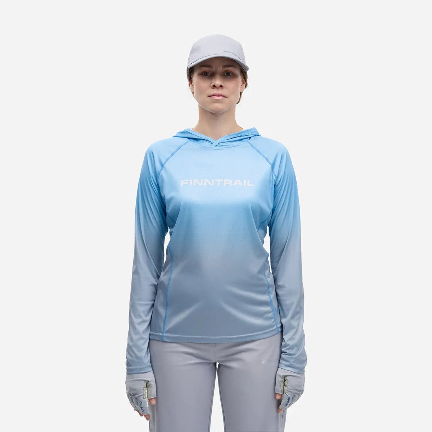 Longsleeve Venus Hood W 6621 LightBlue L