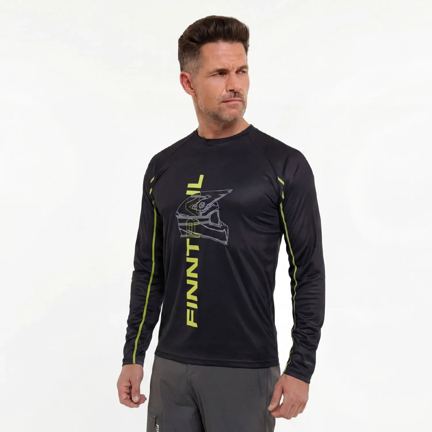 Longsleeve Wind Helmet 6610 Graphite M