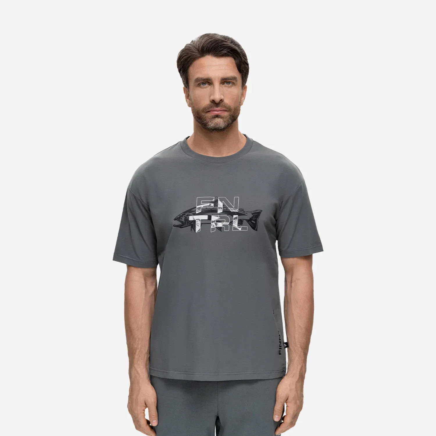 T-shirt Fish 6731 DarkOlive L