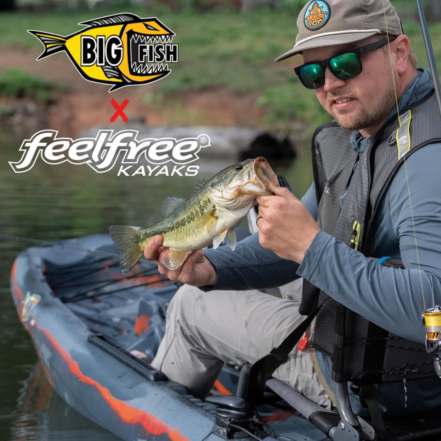 Каяк FeelFree Big Fish 120 Profish Drive 3 W000041