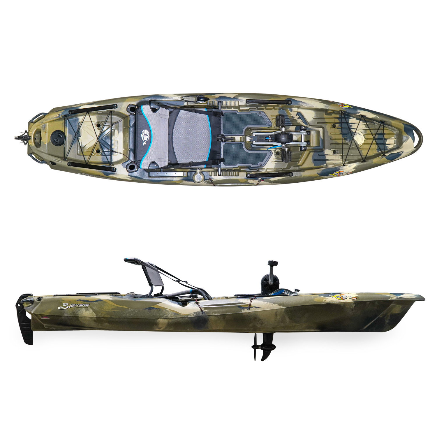Каяк FeelFree Big Fish 120 Profish Drive 3 W000041