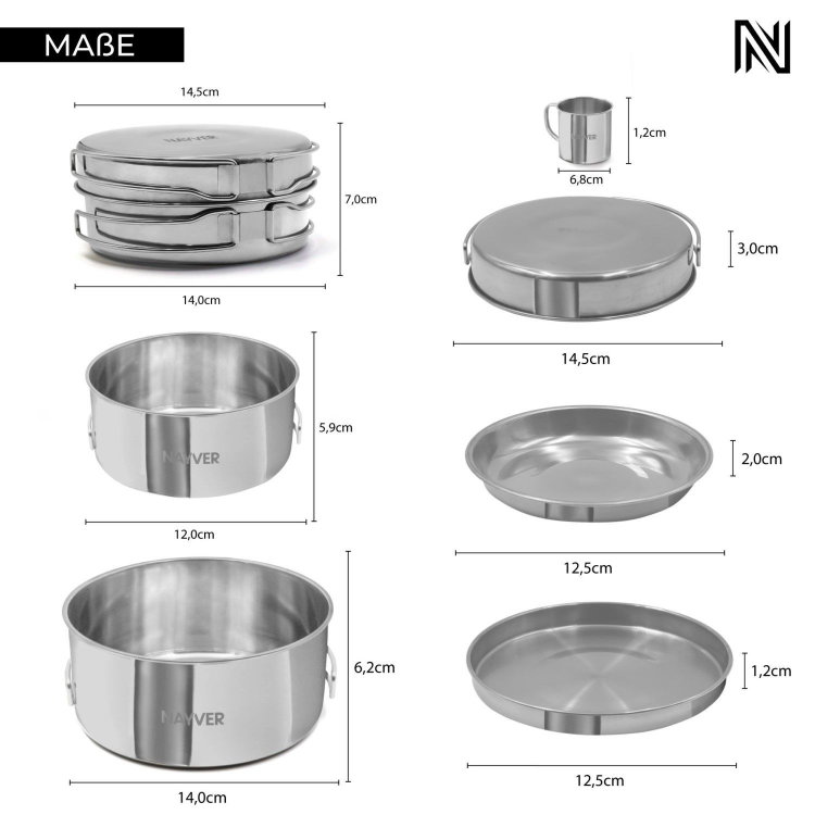 Комплект за готвене Nayver Outdoor DOM099052406