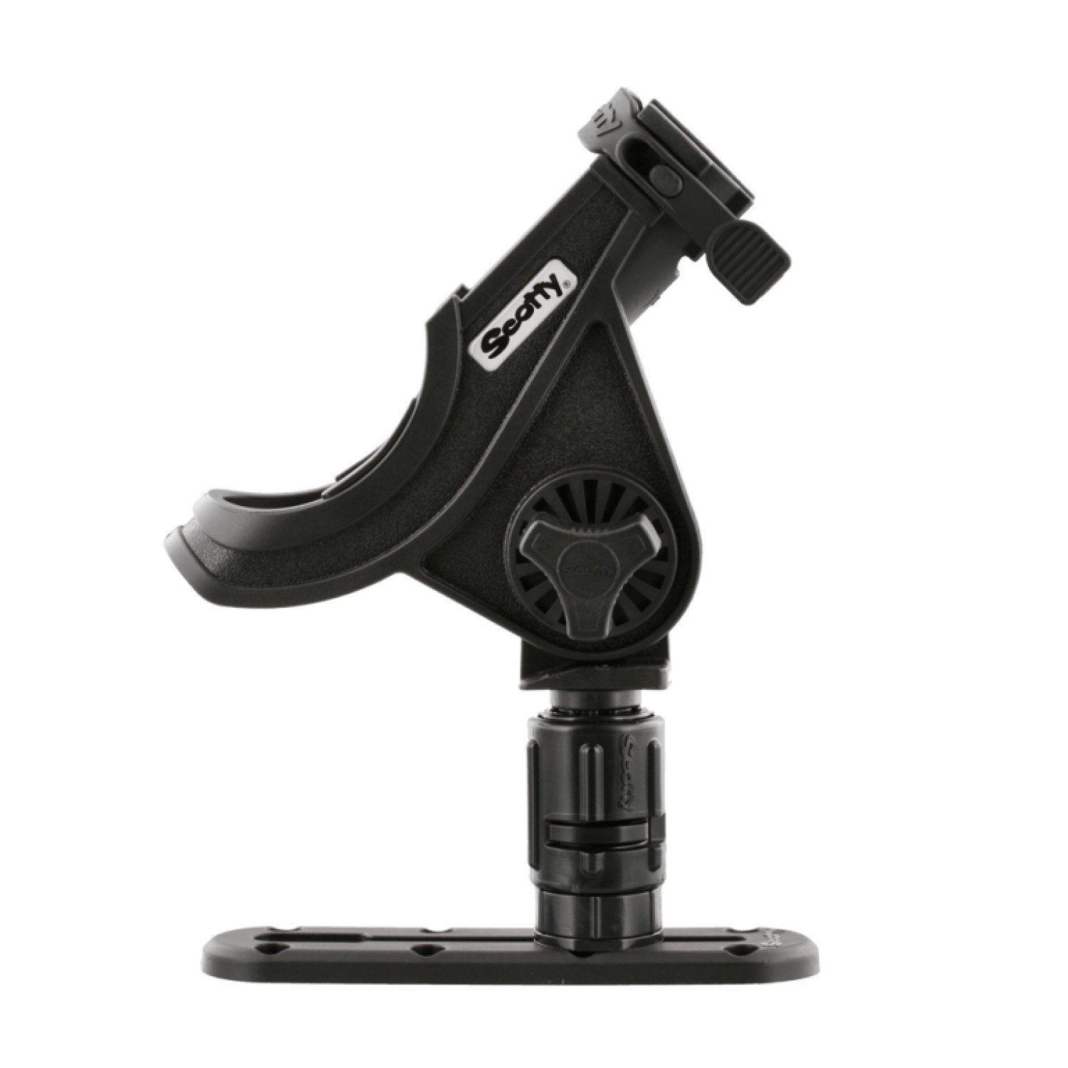 Scotty Baitcaster Spinning Rod Holder with Gear Head and Track - 282 282-BK