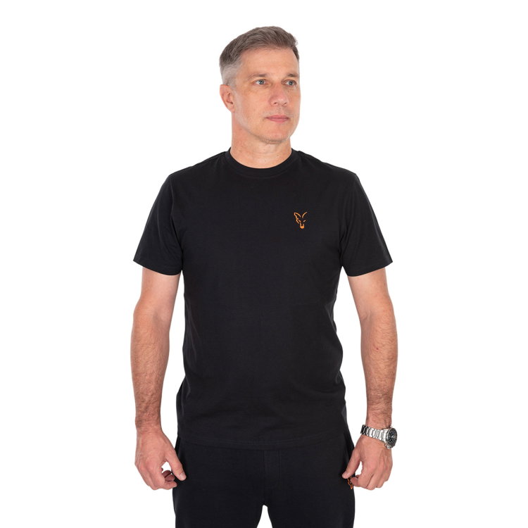 Тениска Fox Classic T - Black / Orange CCL428