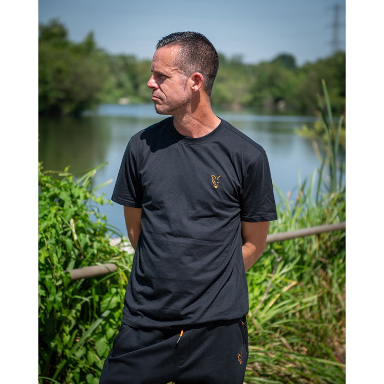 Тениска Fox Classic T - Black / Orange CCL426