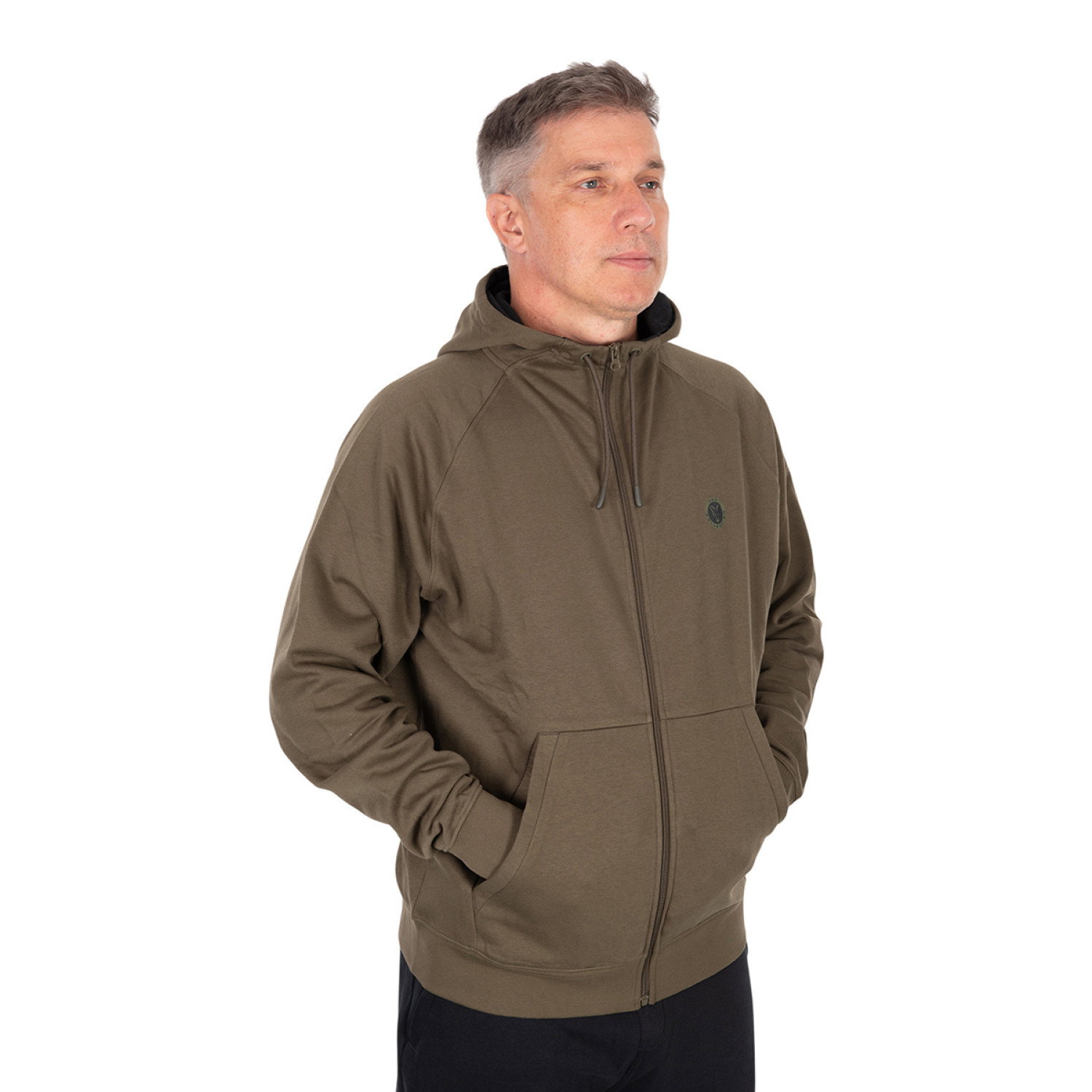 Суичър Fox Collection Zipped Hoody, Green CCL376