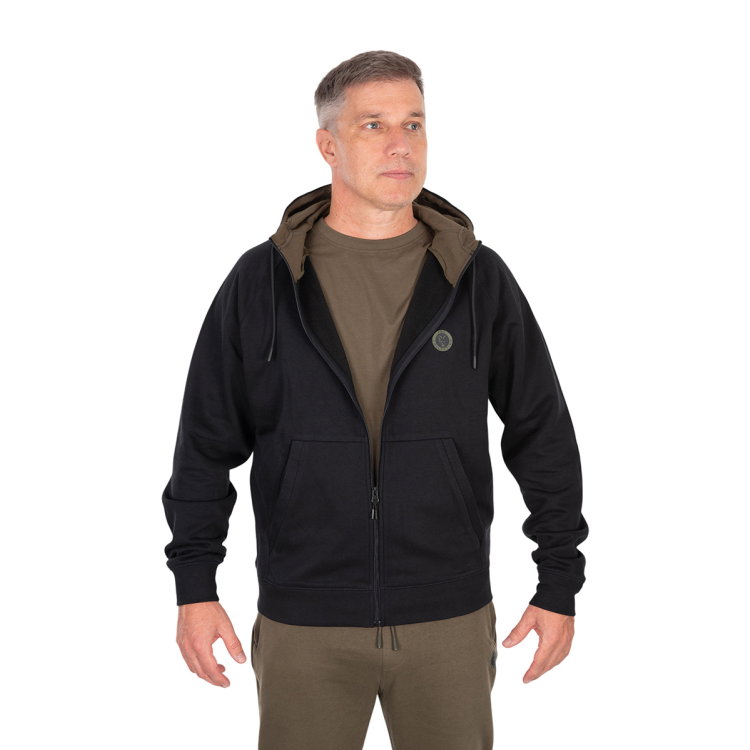 Суичър Fox Collection Zipped Hoody, Black CCL369