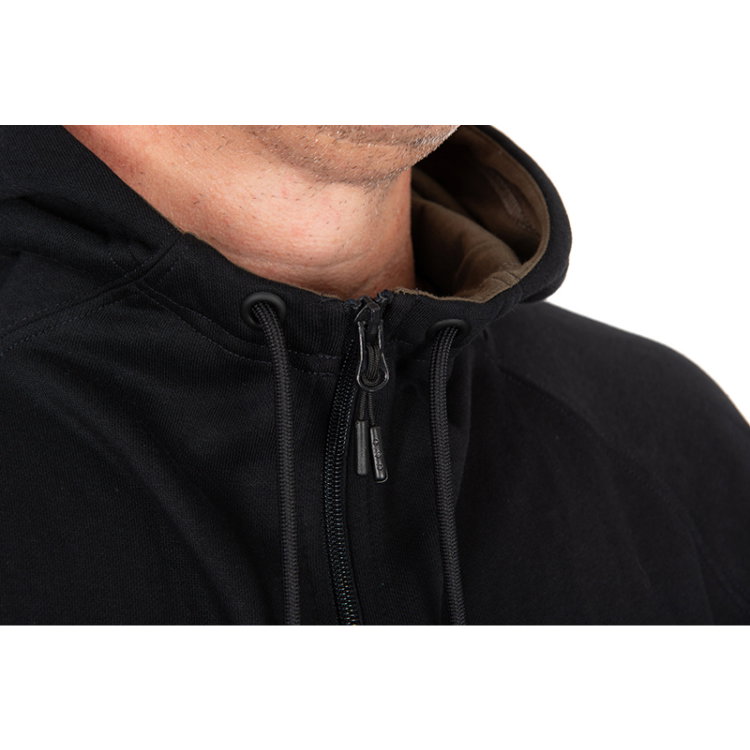 Суичър Fox Collection Zipped Hoody, Black CCL369