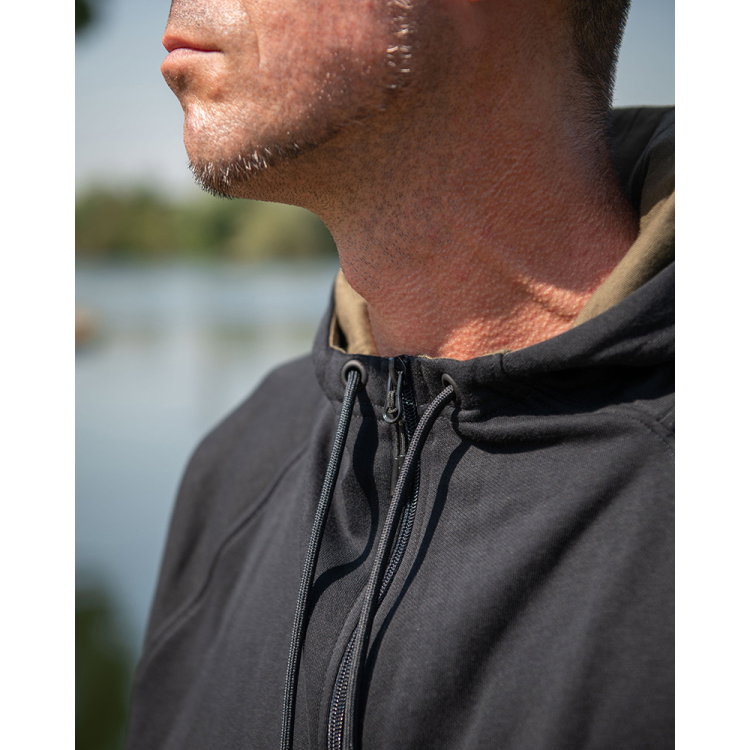 Суичър Fox Collection Zipped Hoody, Black CCL369