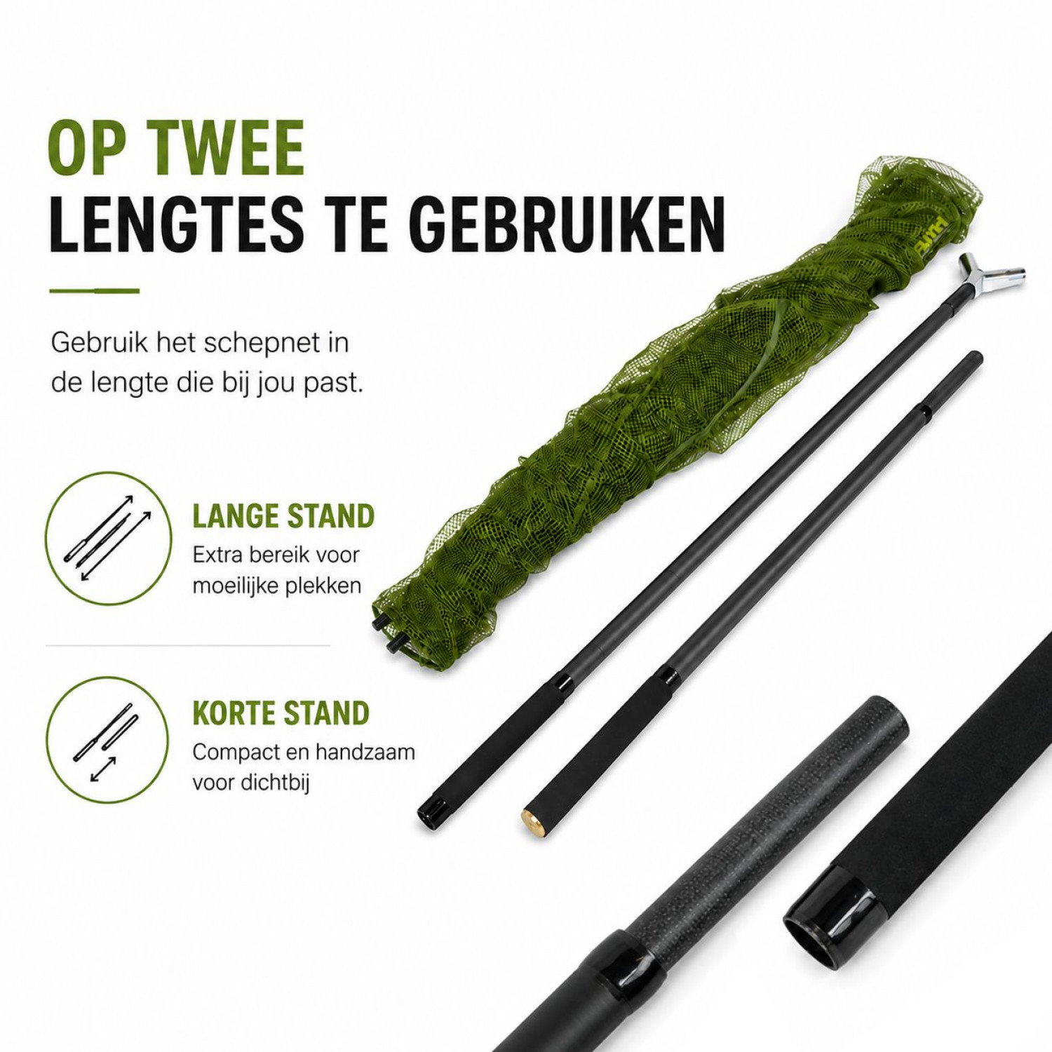 Кеп Faith Carp Landing Net 2 Sec. Carbon Handle FAI4711