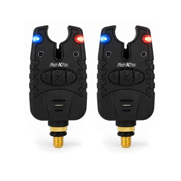 Комплект шаранска стойка със сигнализатори Fish-Xpro Luxe Rodpod-Set Complete 2-Rods RAVAV8240