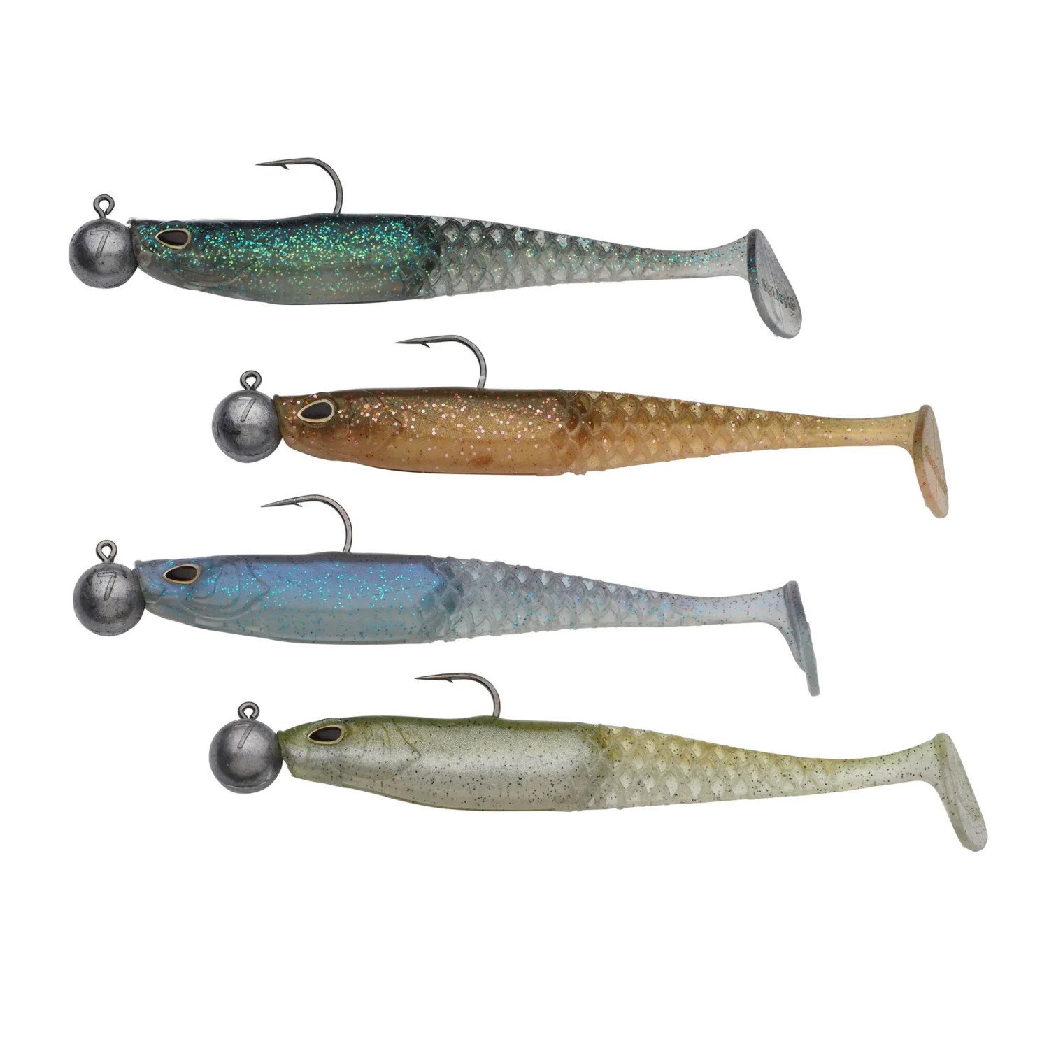 Berkley Cullshad Slim 10 см / 7 гр Mixpack-силиконови примамки
