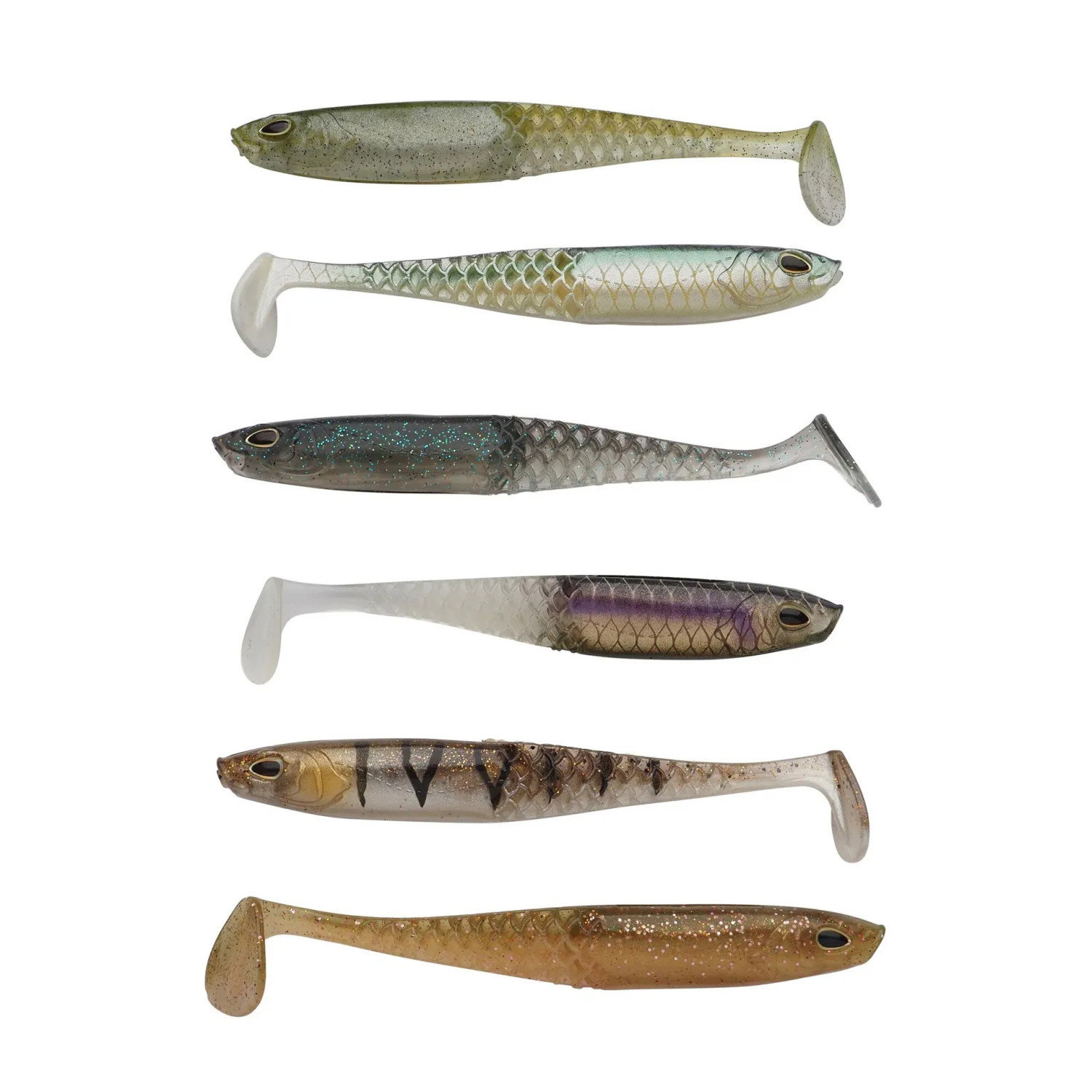 Berkley Cullshad Slim 10 см Mixpack-силиконови примамки