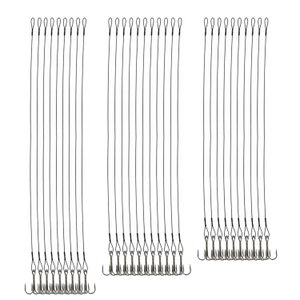 Повод за щука DLT Steel Leaders with Treble Hook on Card DLTAV4987