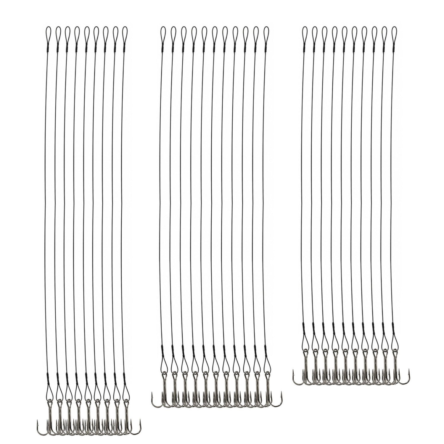 Повод за щука DLT Steel Leaders with Treble Hook on Card DLTAV4987